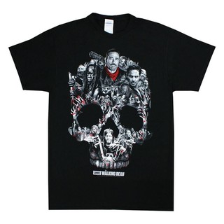 [VINTAGE] Áo thun Mỹ siêu phẩm The Walking Dead Skull Negan