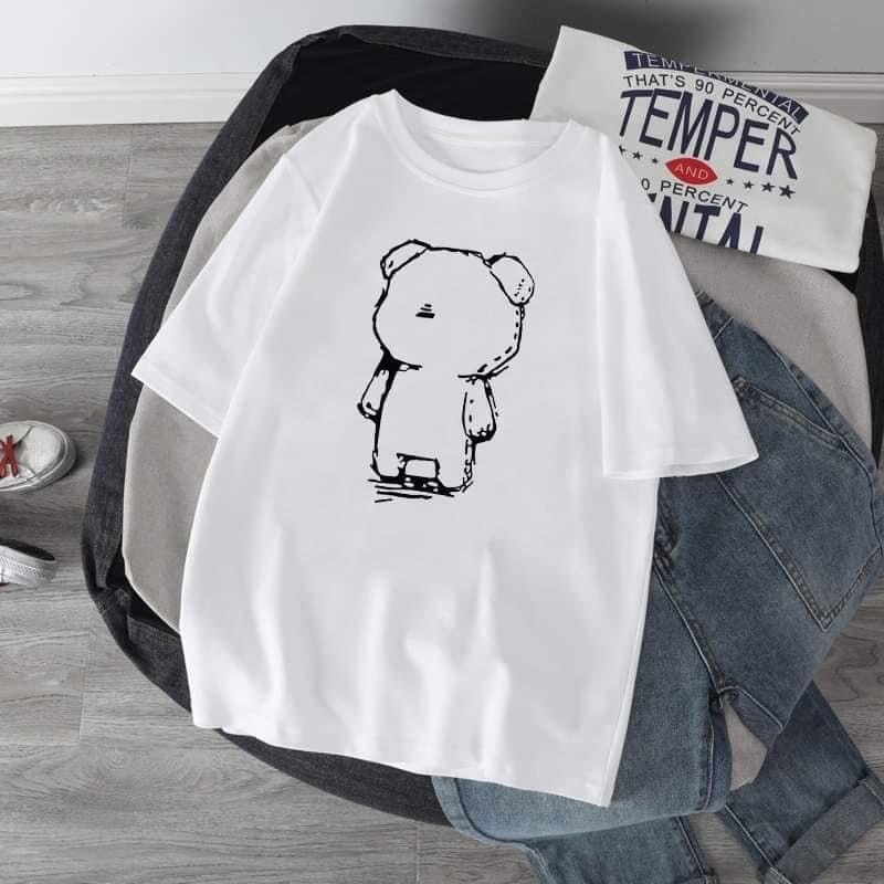 Áo thun form rộng tay lỡ siêu kute, Size từ 40-70kg xinh xắn