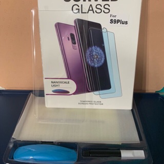 Dán kính cường lực Full keo UV Samsung S9 Plus ( Full mang hình không che tai thỏ )