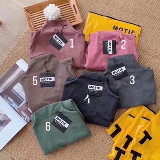 Áo giữ nhiệt nữ 💖FREESHIP💖 Áo Len Cổ Lọ Xuất Nhật MoTie (Túi Zip) * !