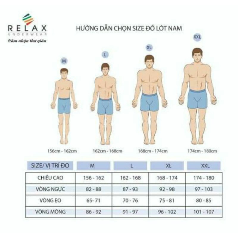 Quần lót thể thao nam Relax Rltk48( chất liệu vải cotton USA)