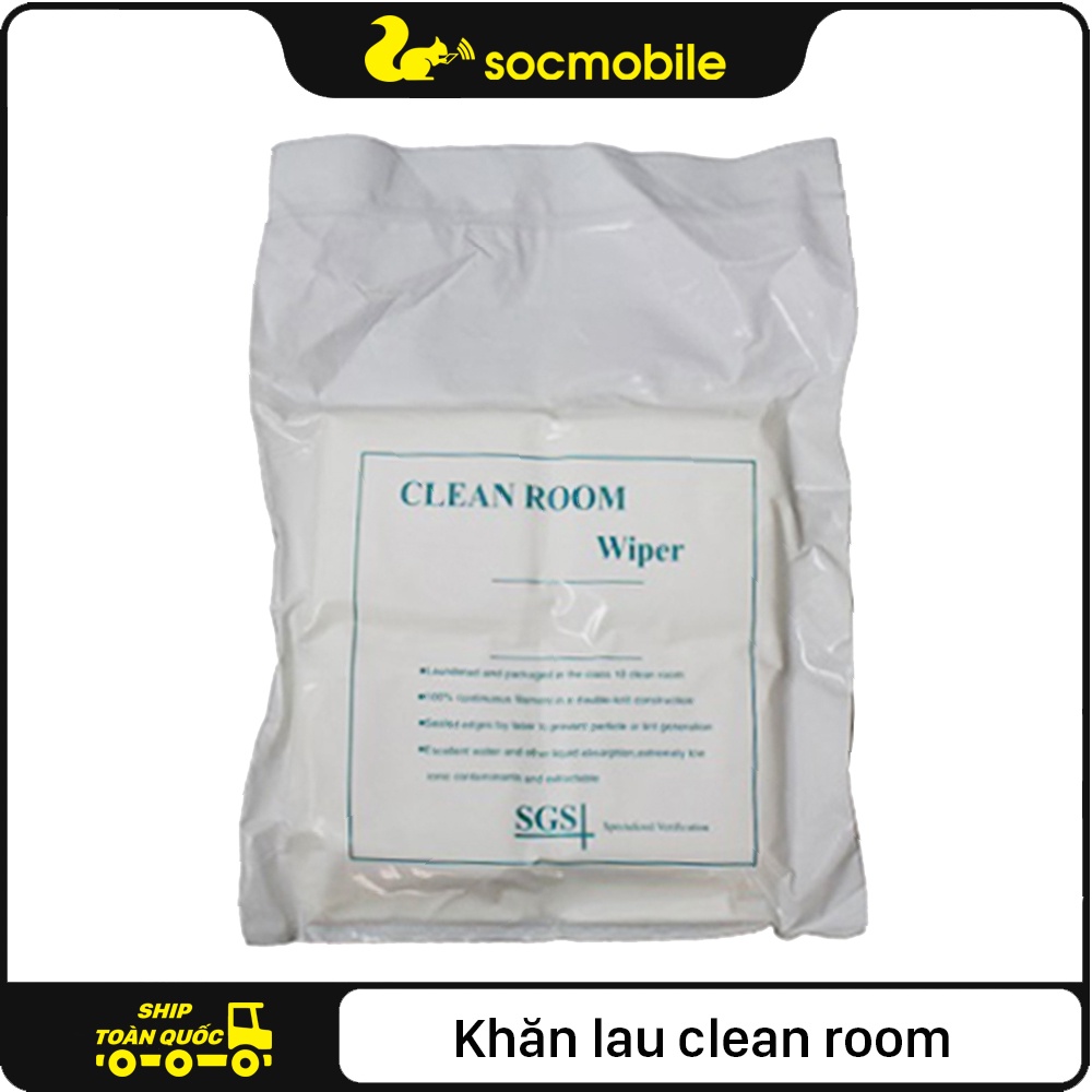 Xả kho khăn Lau vệ sinh điện thoại , vải khăn lau bụi chuyên dụng CLEAN ROOM