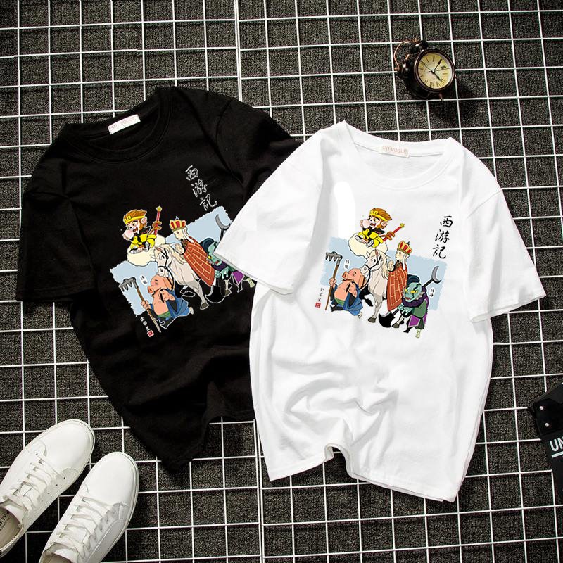 Áo thun unisex form rộng 5 thầy trò đường tăng vải dày mịn 2019T1464