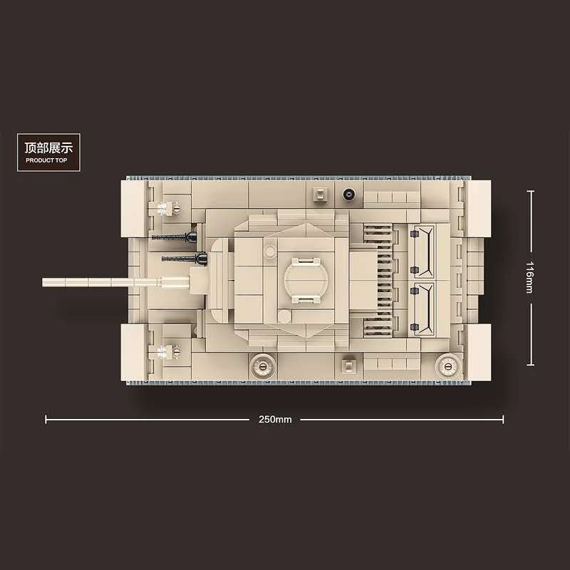 Đồ chơi Lắp ghép Mô hình Xe Tank Siêu tank Panzerkampfwagen III của phát xít Đức ...