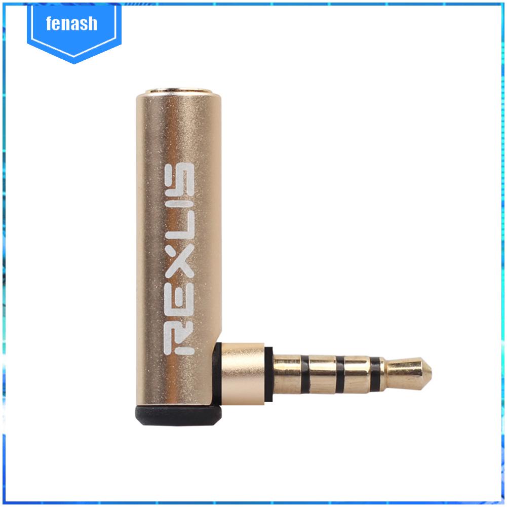 ✪Đầu Chuyển Đổi Giắc Cắm 3.5mm Sang Ổ Cắm 90 Độ Chuyên Dụng