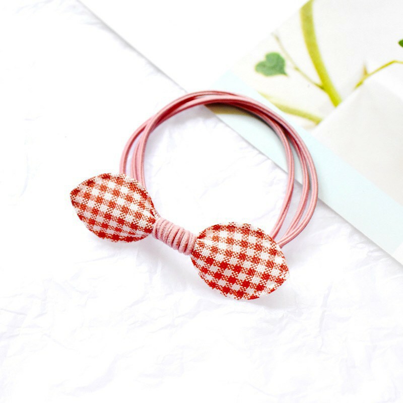 SET 5 CÁI KHÁC MÀU | DÂY BUỘC TÓC NƠ CARO ENMY | VIDEO THẬT |SHOP BEECOW