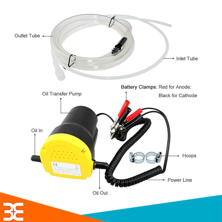 Bơm Nhiên Liệu Ô Tô Tự Mồi 12V/24V 60W ( BH : 1 tháng )