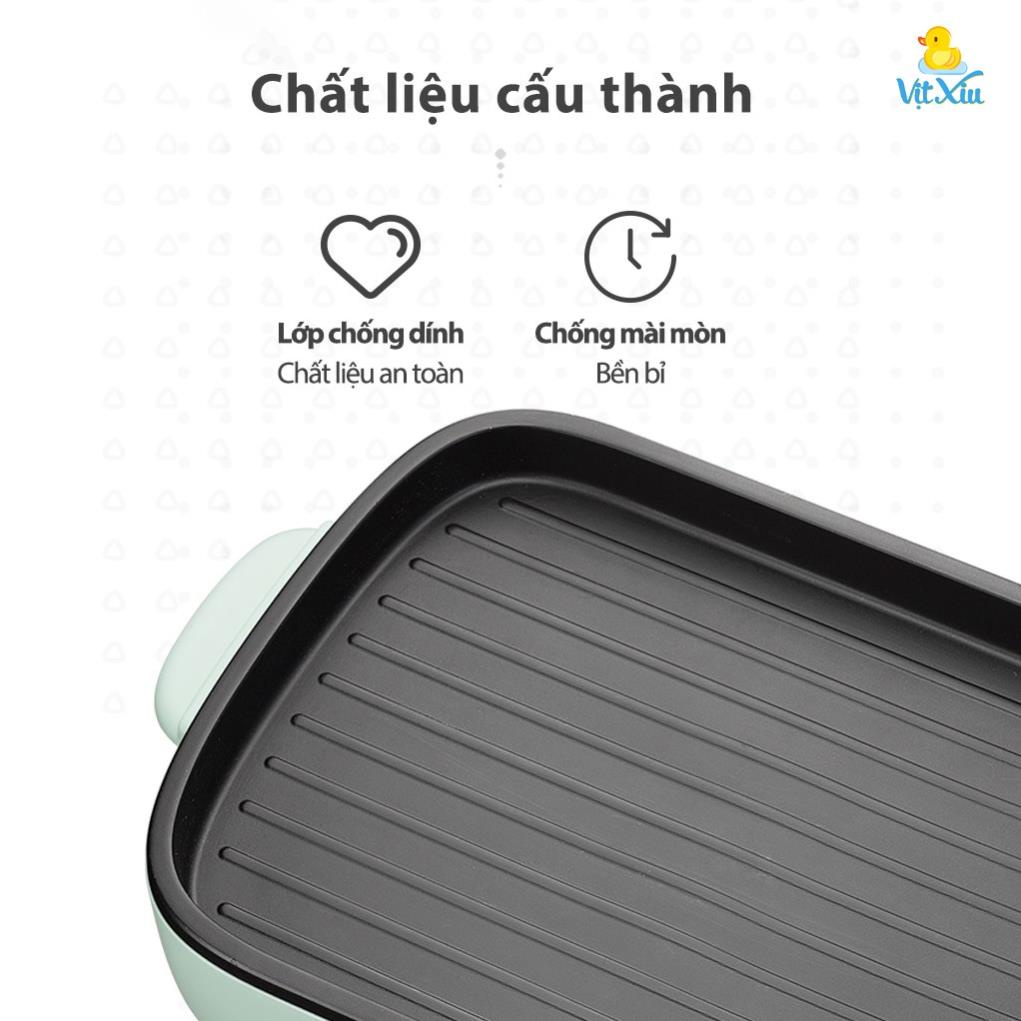 [Mã ELHADEV giảm 4% đơn 300K] Bếp Lẩu Nướng Điện 2 Ngăn Đa Năng 2in1 Bear DKL-C15G1 3L - Bảo Hành 18 Tháng