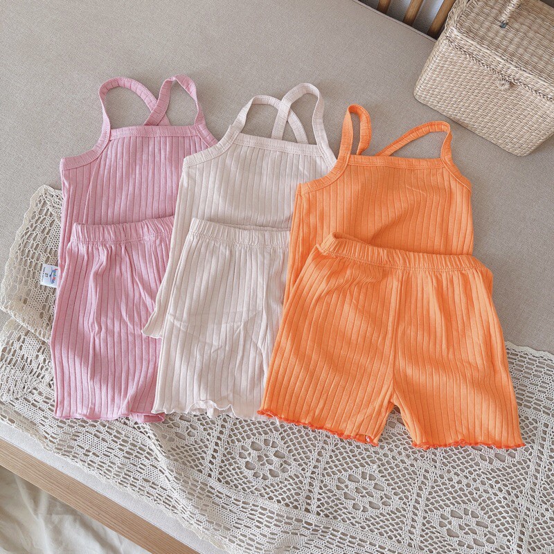 SET 3 BỘ HAI DÂY ĐAN LƯNG 100% COTTON XUẤT NHẬT BÉ GÁI