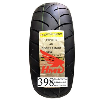 Lốp/vỏ xe 130/70-12 scoot smart tl dunlop dành cho xe msx, gts