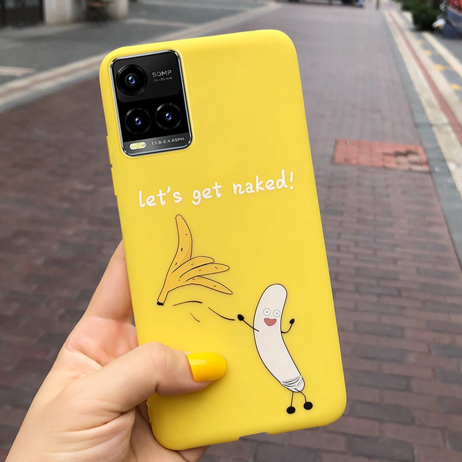 Ốp điện thoại silicon dẻo họa tiết thời trang cho Vivo Y21 2021 Y33S Y21S Y15s Y15A