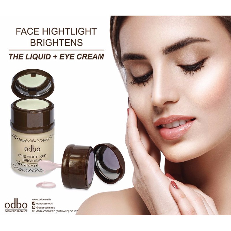 Kem lót trang điểm + kem mắt Odbo Thailand đen