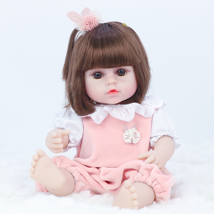 Búp bê hình em bé mềm 38cm thiết kế xinh xắn đáng yêu