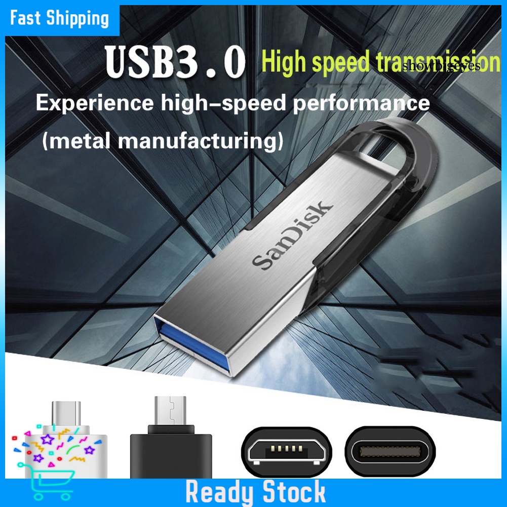 Ổ Đĩa U Usb 3.0 1 / 2TB Bằng Kim Loại Có Đầu Nối