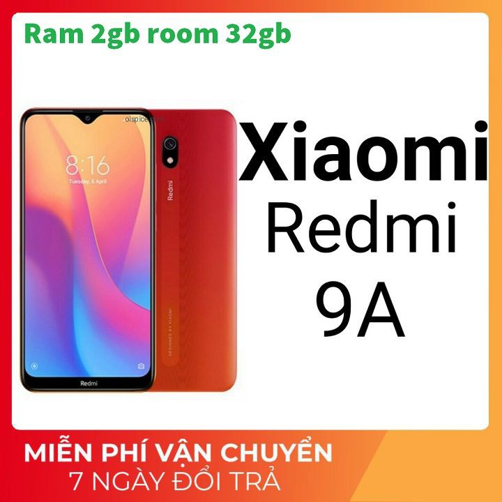 Điện Thoại Xiaomi Redmi 9A 2GB/32GB Hàng Chính Hãng Mới Nguyên SEAL Bảo hành 18 tháng