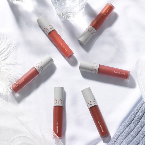 Son tint Romand Zero Velvet Tint 5.5g Hàn Quốc lên màu chuẩn, chất son mịn mượt dễ tán
