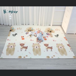 Thảm gấp gọn Hàn Quốc XPE  hàng dày dặn đẹp cho bé