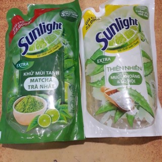 Nước rửa chén sunlight trà xanh