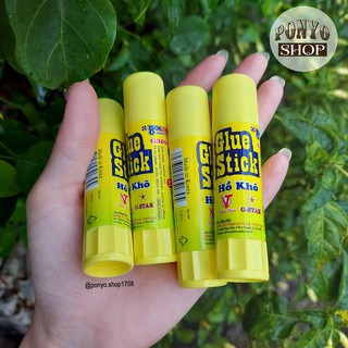 Hồ Khô G-Star 8g Màu Vàng (G36S) | Keo Dán Giấy Học Sinh - Văn Phòng