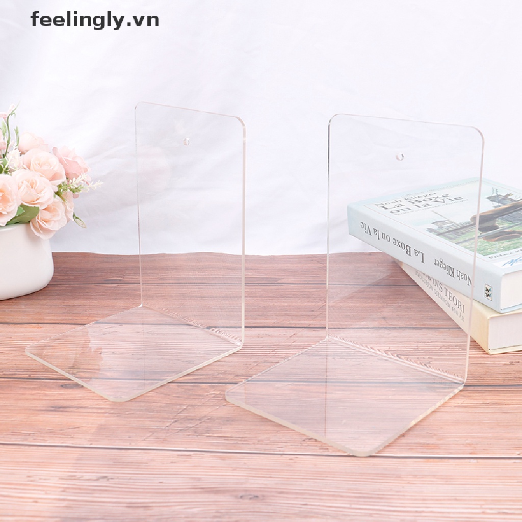 1 Giá Đỡ Sách Bằng acrylic Trong Suốt Chất Lượng Cao