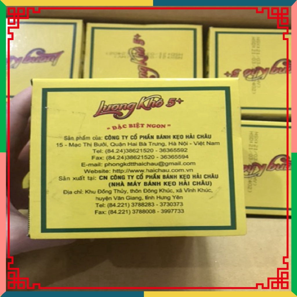 Hộp 10 Cái Lương khô 5+ Hải Châu