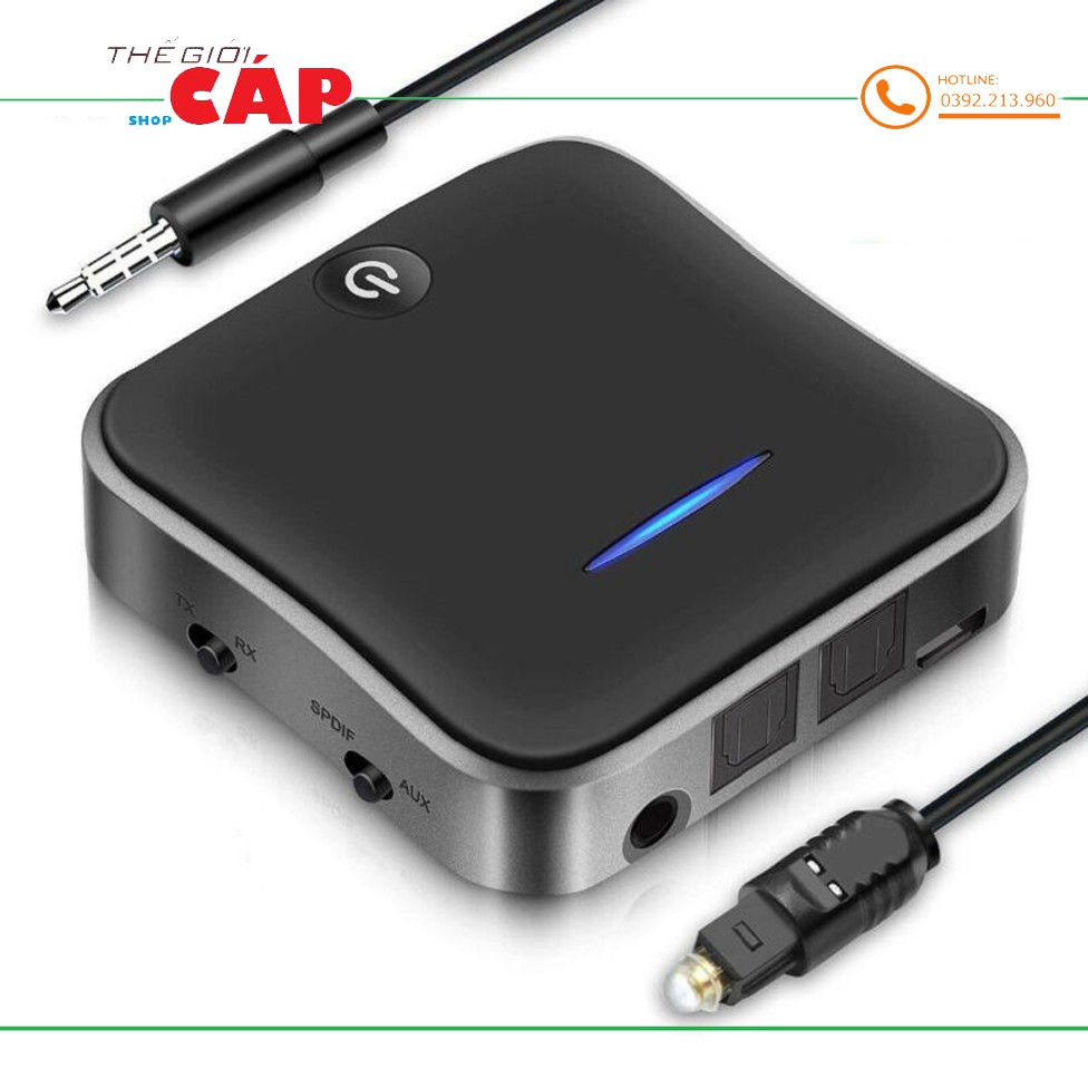 Thiết Bị Thu Phát Nhạc Không Dây Bluetooth 5.0 BT-B19 (Hỗ Trợ Cổng Optical)