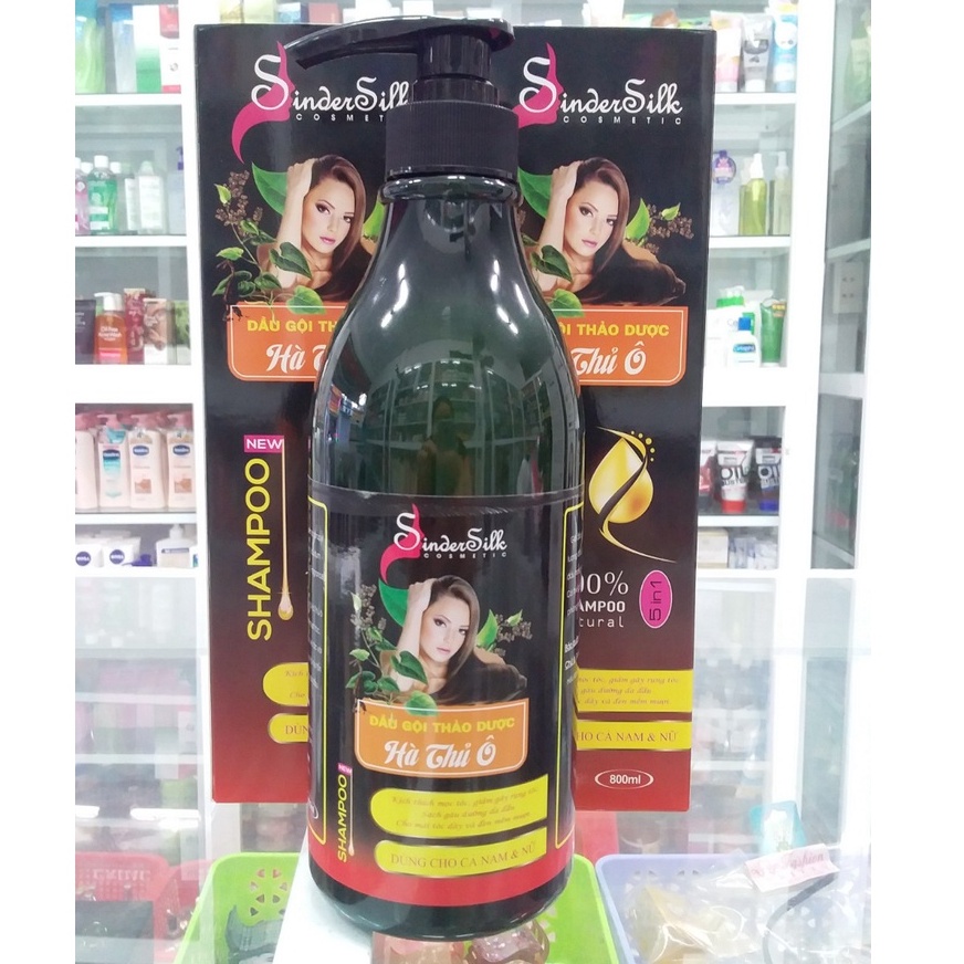 DẦU GỘI THẢO DƯỢC HÀ THỦ Ô SINDER SILK 800ml