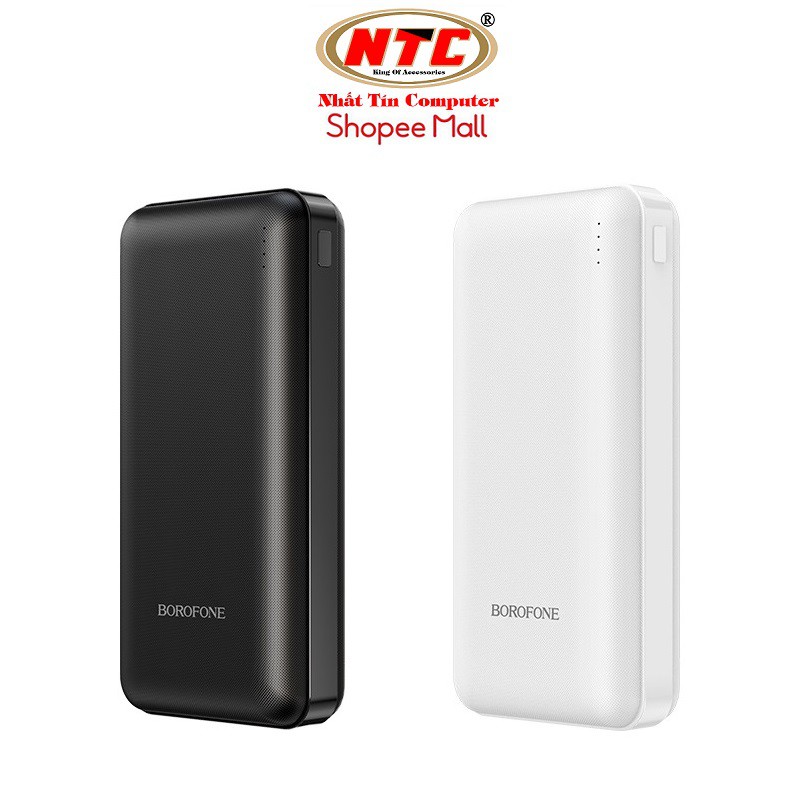 Pin sạc dự phòng Borofone BT26A Super 20000mAH hỗ trợ QC3.0 và PD Type-C, 2 cổng Input - Hãng phân phối