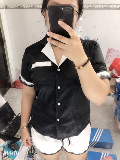 Set Ngủ Ren Viền Bigsize