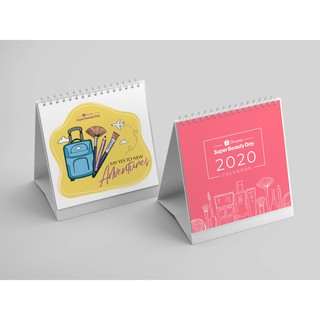 [HB GIFT] Lịch để bàn Super Beauty Day 2020