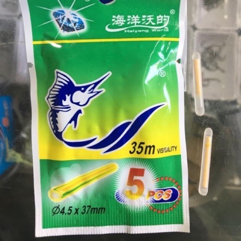 Đèn bẻ Dạ quang 5 bóng /1 vỉ chất lượng tốt