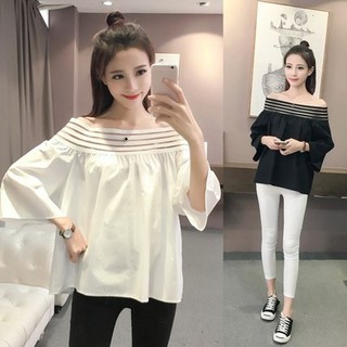 Áo cổ ngang
