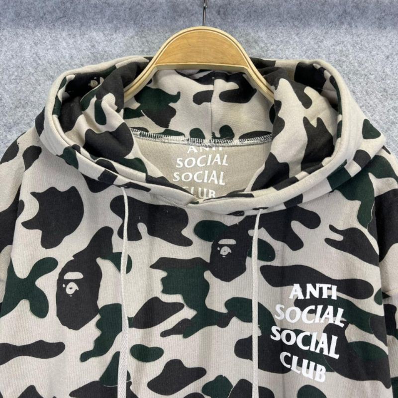 ANTI SOCIAL SOCIAL CLUB Áo Khoác Hoodie In Chữ Anti Social Club Camo