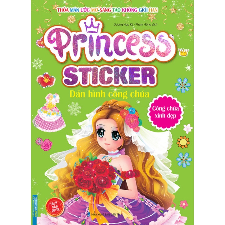 Sách - Princess Sticker - Dán Hình Công Chúa - Công Chúa Xinh Đẹp
