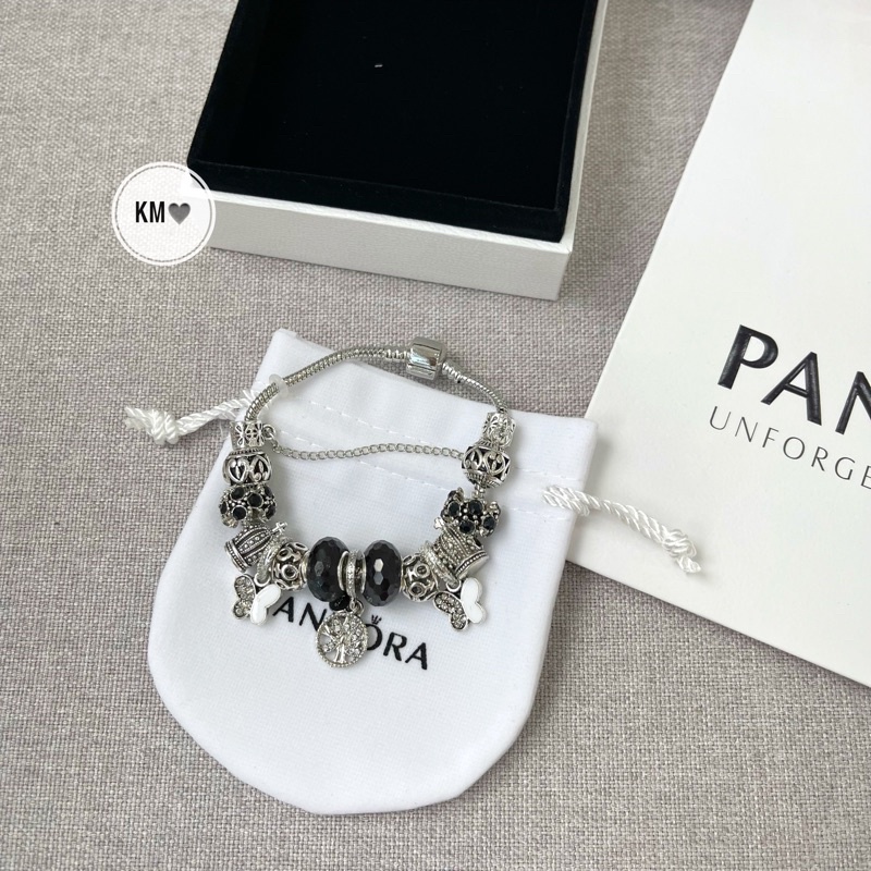 Vòng tay pandora, mai phương bùi, full charm pha lê nhiều màu , Phụ kiện lắc tay Hari korea accessoriea | BigBuy360 - bigbuy360.vn