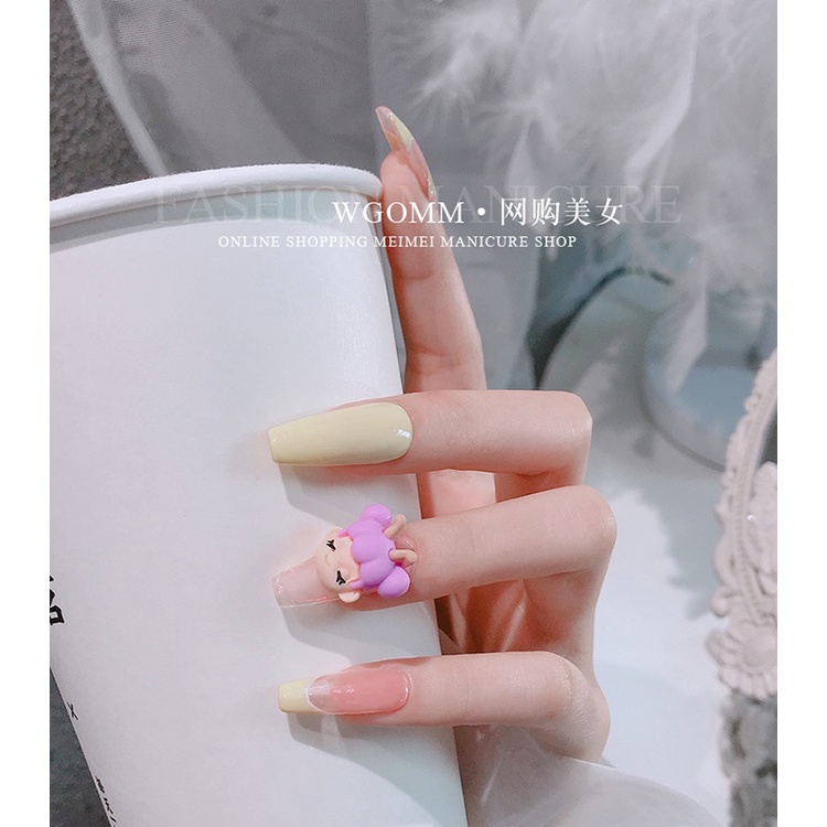 Charm Bé Gái CUTE Màu Kẹo Hoạt Hình Đáng Yêu