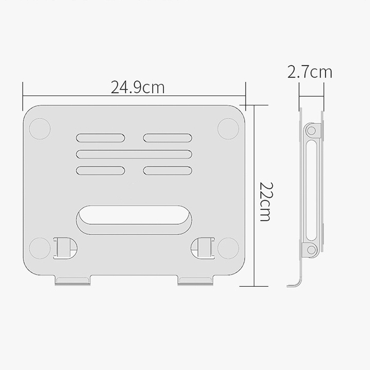 GIÁ ĐỠ MACBOOK VÀ LATOP NHÔM CNC BONERUY L04