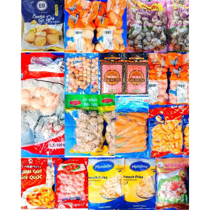 Tôm surimi ( Chả tôm định hình)