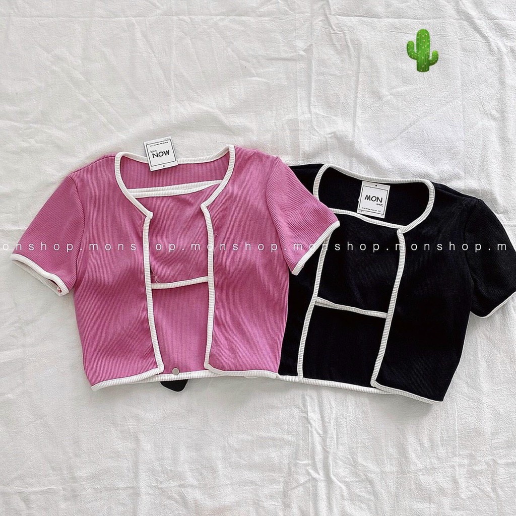 [ Mã WASTAPR giảm 10K đơn 50K] Áo croptop tay ngắn, set áo thun croptop & Bra , 4 màu cực xinh cực thời trang | BigBuy360 - bigbuy360.vn