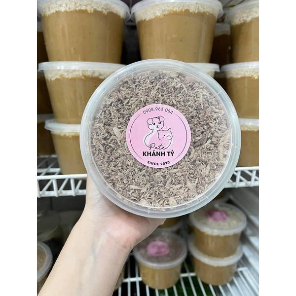PATE TƯƠI CHO MÈO VÀ CHÓ ĐỦ VỊ ( GÀ CÁ TÔM HEO )