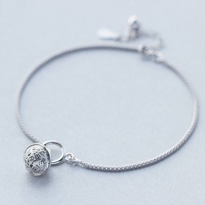 Lắc Chân Bạc Nữ Chuông Chất Liệu Bạc S925 Cao Cấp Thương Hiệu Bảo Ngọc Jewelry LC-1544 | BigBuy360 - bigbuy360.vn