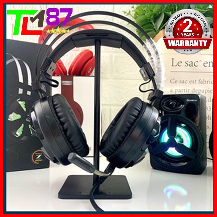Tai Nghe Gaming Có Rung LED 7 Màu Headphone Chụp Tai Có Mic ZIDLI ZH7 - Tay Nghe Nhạc Máy Vi Tính PC Laptop Game Thủ