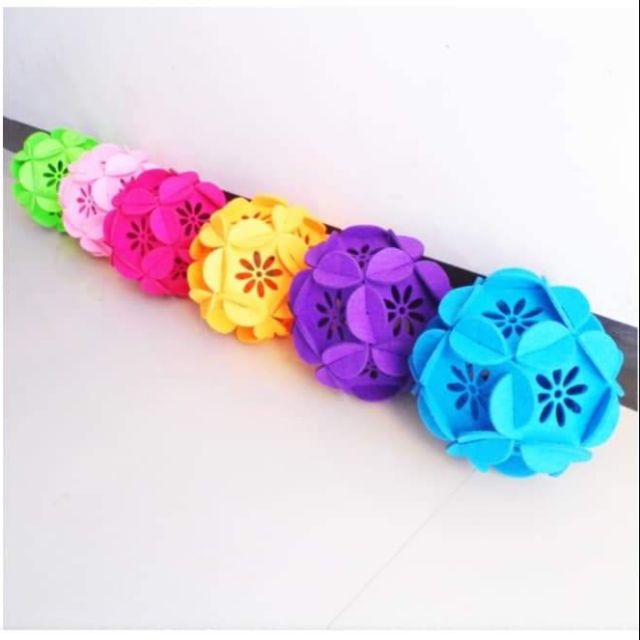 Quả cầu vải nỉ 10cm