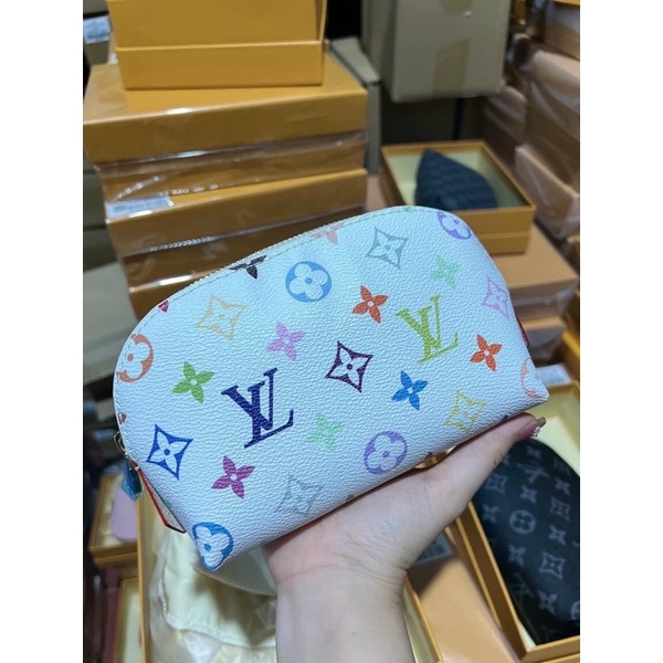 Túi cầm tay da thật