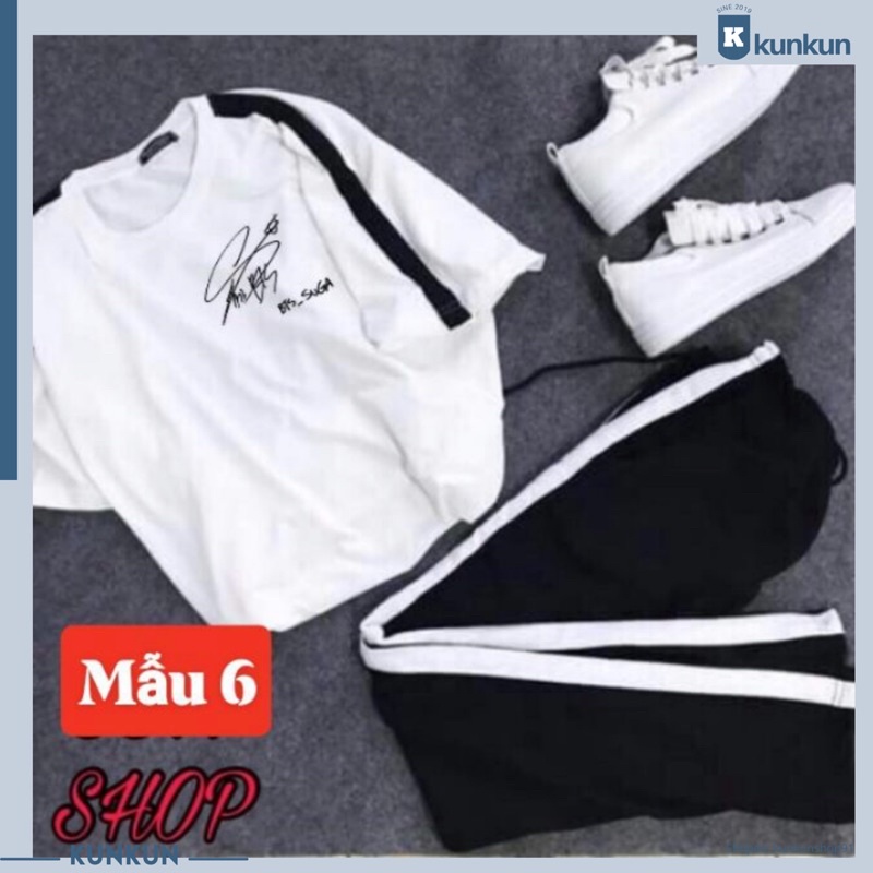 Set Quần Áo Chữ Ký Các Thành Viên BTS - ARMY