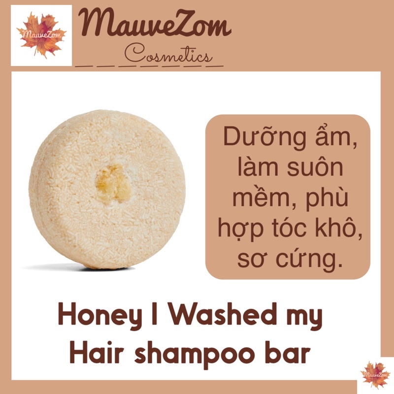 Bánh dầu gội Honey I Washed My Hair shampoo bar (tặng kèm hộp thiếc đựng) - LUSH