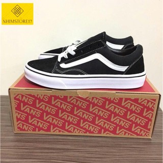 (FULL BOX) GIÀY VANS OLD SKOOL Đen Vạch Trắng