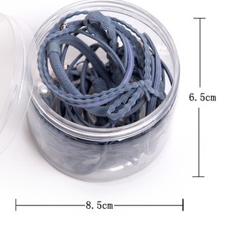 Set 12 dây cột tóc co giãn thiết kế dễ thương