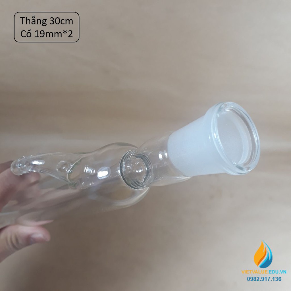 Sinh hàn thẳng chiều dài 30 cm, ruột thẳng, kích thước cổ 19mmx2