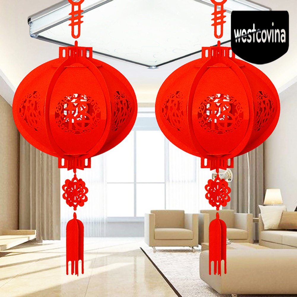 [Hot]☀ Lồng Đèn Vải Treo Trang Trí Năm Mới 2020 Phong Cách Trung Hoa